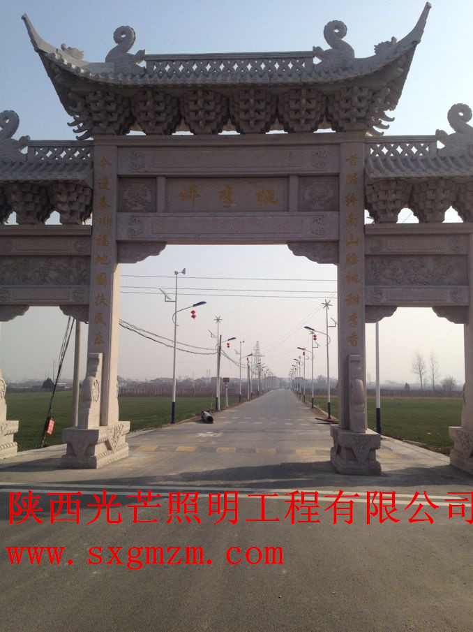 桃李坪道路照明亮化工程